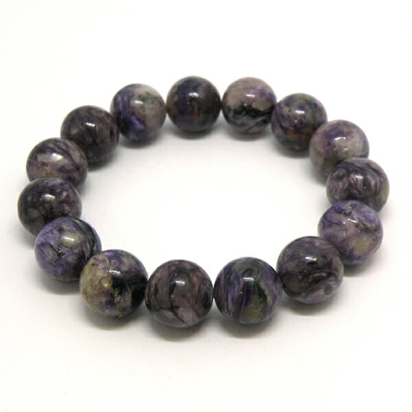 チャロアイト 【ブレスレット 1点もの】 約15mm 天然石 パワーストーン スピリチュアルストーン