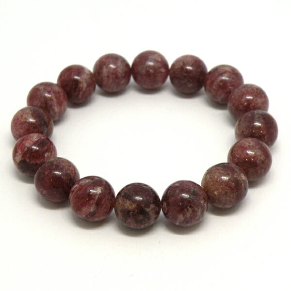 ストロベリークォーツ 【ブレスレット 1点もの】 約12.5mm 天然石 パワーストーン スピリチュアルストーン