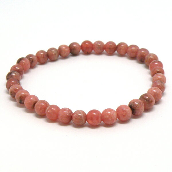 インカローズ 【1点もの ブレスレット】 約6mm 天然石 パワーストーン スピリチュアルストーン