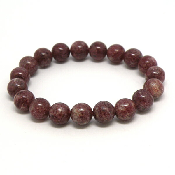 ストロベリークォーツ 【1点もの ブレスレット】 約10mm 天然石 パワーストーン スピリチュアルストーン