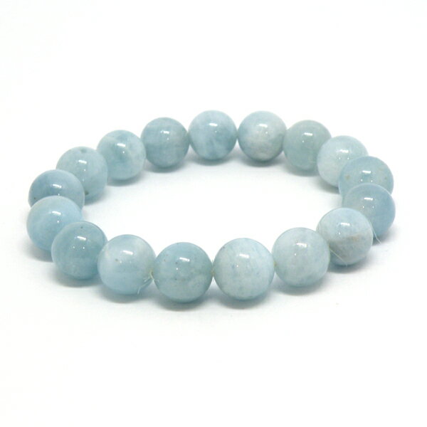 アクアマリン 【1点もの ブレスレット】 約10mm 天然石 パワーストーン スピリチュアルストーン