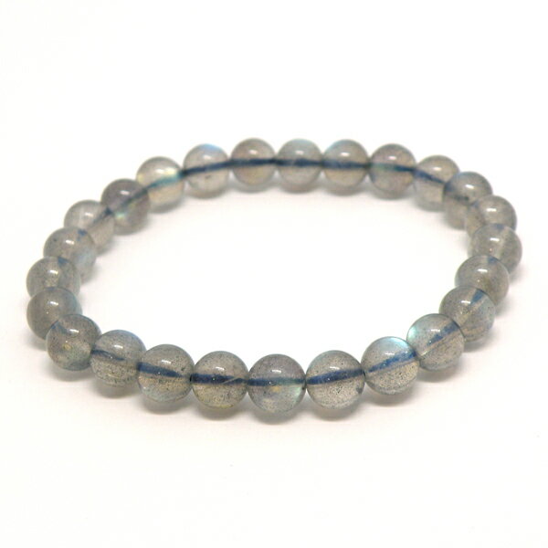 ラブラドライト 【1点もの ブレスレット】 約7.5mm 天然石 パワーストーン スピリチュアルストーン