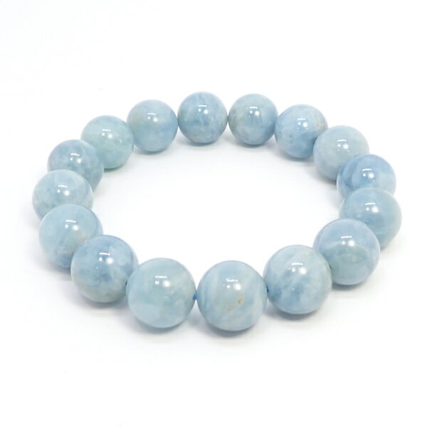 アクアマリン 【ブレスレット 数量限定】 約13mm 天然石 パワーストーン スピリチュアルストーン