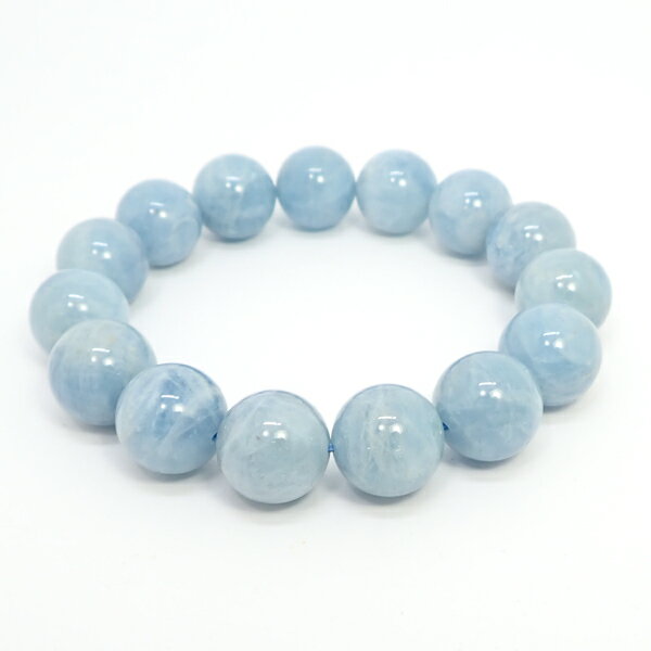 アクアマリン 【ブレスレット 数量限定】 約14mm 天然石 パワーストーン スピリチュアルストーン