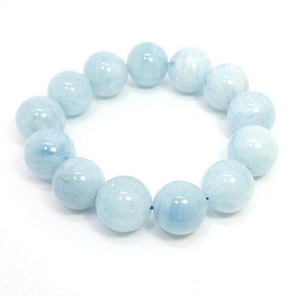 アクアマリン 【ブレスレット 数量限定】 約17mm 天然石 パワーストーン スピリチュアルストーン