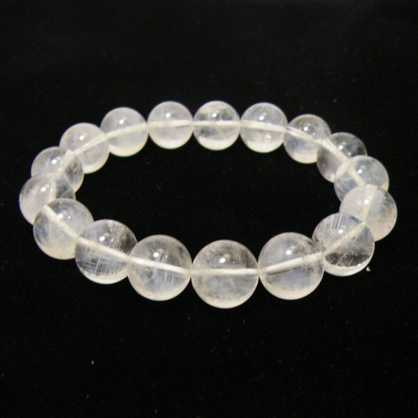クォーツ水晶/ブレスレット/約11mm/1点もの