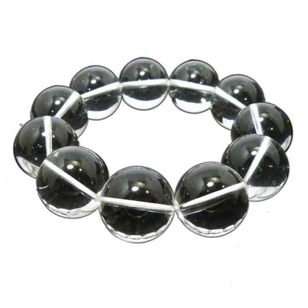 溶錬水晶/練り水晶/ブレスレット/約18mm/1点もの