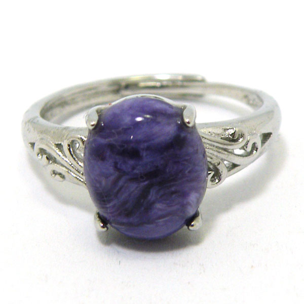 チャロアイトリング指輪フリーサイズ...