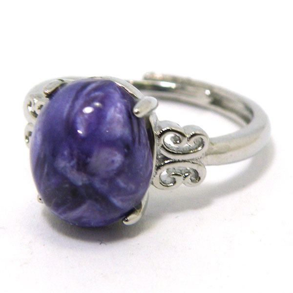 チャロアイトリング指輪フリーサイズ...