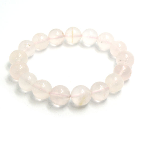 ローズクォーツ 【ブレスレット 1点もの】 約10mm 天然石