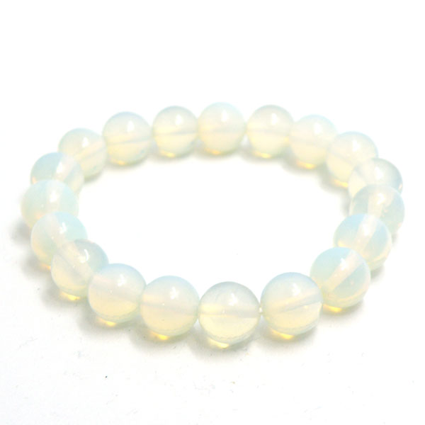 人工オパール オパライト 【ブレスレット 1点もの】 約10mm 天然石