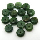 アベンチュリン 天然石パーツ 【ボタンビーズ】 約8x4mm ビーズ/15個セット