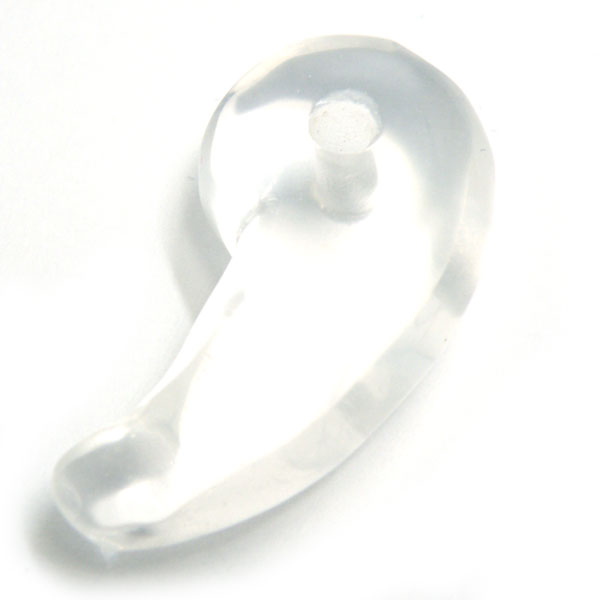 クォーツ水晶 【勾玉 1点もの】 約30x18x10mm 天然石 原石 スピリチュアルストーン