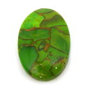 モハベ グリーン(Mojave green) カボション ピーナッツウッドジャスパーは、独特の模様と色合いが個性的な石です。 オーストラリア産の原石を加工しました。 在庫限り。1点物ですので、気になる方はお早めにどうぞ。 商品番号：st-st-766 素材：モハベ グリーン(Mojave green) 商品名：カボション/1点もの サイズ：約 22x15x4mm ■取扱方法 ※お使いのブラウザにより色合いなど若干異なる場合があります。 ※天然由来の傷・ヒビ・欠け・付着物などが含まれている場合があります。 ※1点限定です。 ※時間差で売り切れの場合がございます。