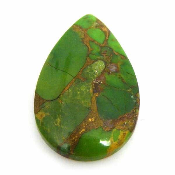 モハベ グリーン(Mojave green) カボション ピーナッツウッドジャスパーは、独特の模様と色合いが個性的な石です。 オーストラリア産の原石を加工しました。 在庫限り。1点物ですので、気になる方はお早めにどうぞ。 商品番号：st-st-772 素材：モハベ グリーン(Mojave green) 商品名：カボション/1点もの サイズ：約 24.3x15.7x3.2mm ■取扱方法 ※お使いのブラウザにより色合いなど若干異なる場合があります。 ※天然由来の傷・ヒビ・欠け・付着物などが含まれている場合があります。 ※1点限定です。 ※時間差で売り切れの場合がございます。