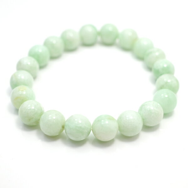グリーンムーンストーン 【ブレスレット 1点もの】 約9mm 天然石 パワーストーン スピリチュアルストーン