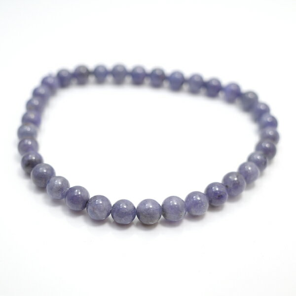 タンザナイト 【ブレスレット 1点もの】 約6mm 天然石 パワーストーン スピリチュアルストーン