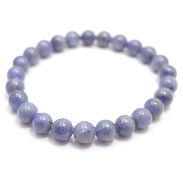 タンザナイト 【ブレスレット 1点もの】 約8mm 天然石 パワーストーン スピリチュアルストーン