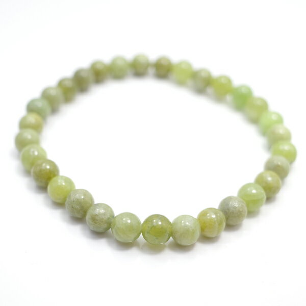 グリーンガーネット 【ブレスレット 1点もの】 約6mm 天然石 パワーストーン スピリチュアルストーン