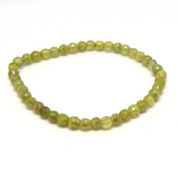 グリーンガーネット 【ブレスレット 数量限定 】約4mm 天然石 パワーストーン スピリチュアルストーン