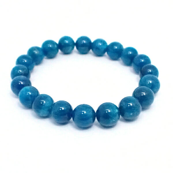 アパタイト 【ブレスレット 1点もの】 約10mm 天然石 パワーストーン スピリチュアルストーン