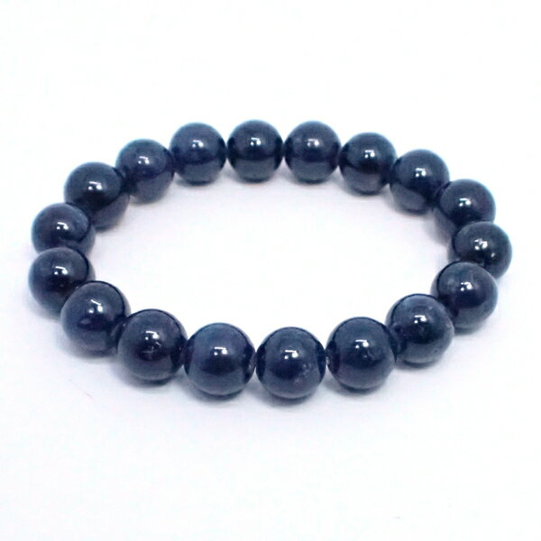 サファイア 【ブレスレット 1点もの】 約10mm 天然石 パワーストーン スピリチュアルストーン