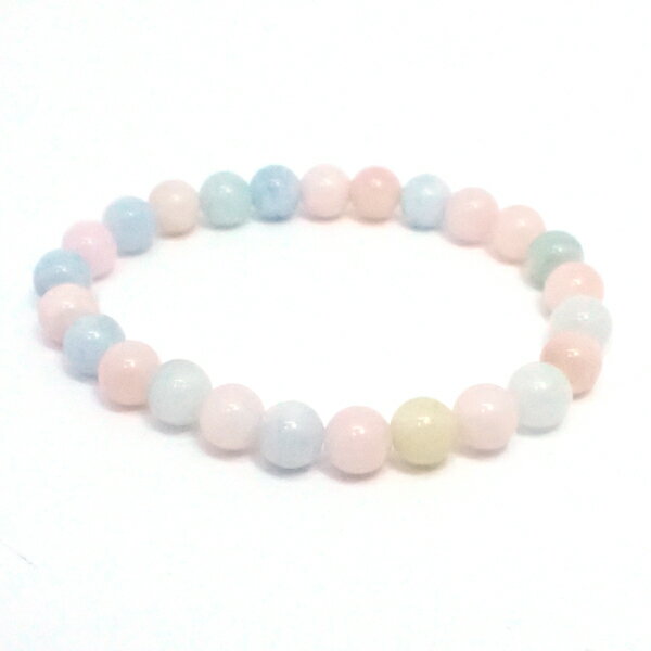 クォーツァイト 【ブレスレット 1点もの】 約7.5mm 天然石 パワーストーン スピリチュアルストーン