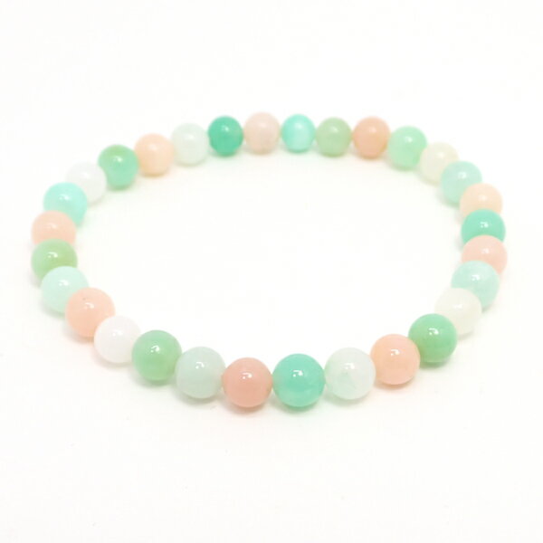 クォーツァイト 【ブレスレット 1点もの】 約6mm 天然石 パワーストーン スピリチュアルストーン