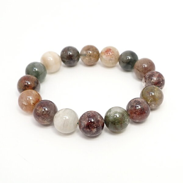 ジャスパー 【ブレスレット 1点もの】 約13-14mm 天然石 パワーストーン スピリチュアル
