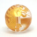クォーツ水晶 【丸玉龍ビーズ/単品/数量限定】約12mm 天然石 パワーストーン