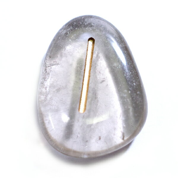 ルーンストーン 【限定数量 単品】 スモーキークォーツ 約25x23xT6mm 《1個》 ランダム 天然石 スピリチュアルストーン