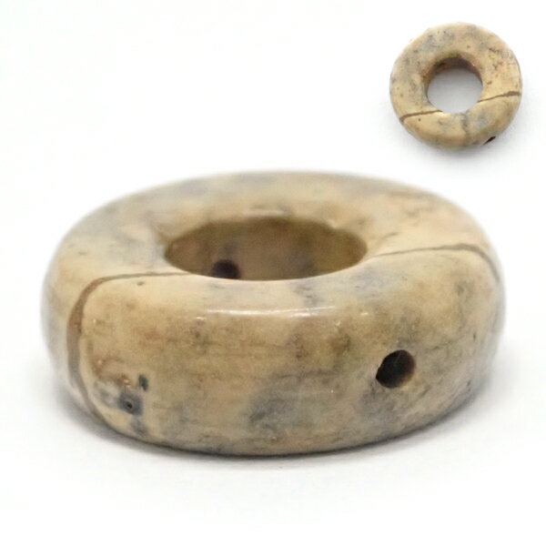 ピクチャージャスパー ロンデルビーズ 約13x4.3mm(穴径5mm)※縦にも貫通穴...