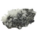 【1点限定】クォーツ水晶ガレナ(方鉛鉱)付き/クラスター 約245g 天然石 原石 パワーストーン スピリチュアル ヒーリング コレクション