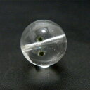 星入り 水晶 クォーツ 丸ビーズ 貫通穴 12mm 【1点もの】 天然石 パワーストーン