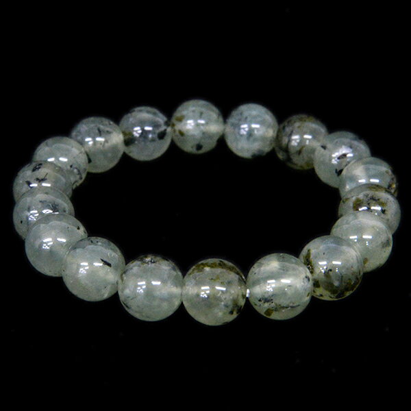 プレナイト 12mm 【1点もの ブレスレット】 天然石 パワーストーン