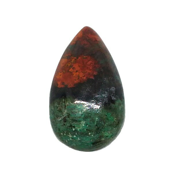 ソノラサンセット・ソノラサンライズストーン/クリソコラ&キュープライト/ピアカボション/約26x15x6mm 【1点限定ルース】 天然石 パワーストーン