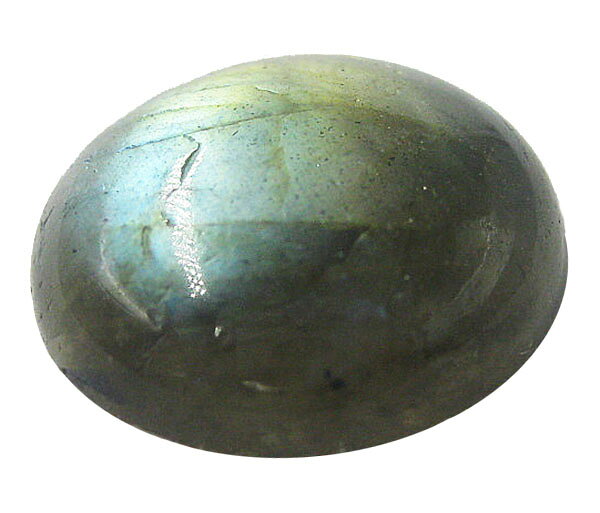 ラブラドライト ラウンドカボションルース 裸石 18x18x5mm 1点物