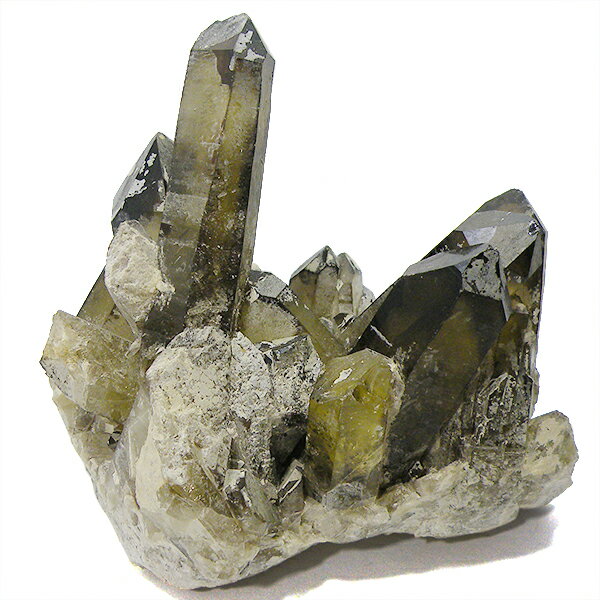 スモーキーシトリン【クラスター】 約116x118x113mm 1点もの 天然石 原石 パワーストーン スピリチュアル ヒーリング コレクション