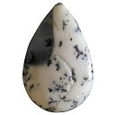 デンドリティックアゲート/ドロップカボション/約24x15x5mm 【1点限定ルース】 天然石 パワーストーン