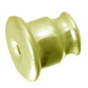 シルバー925 【ピアスキャッチ】 約5xL5x4mm 《10ペア》 sv925 イエローロジウムカラーコーティング
