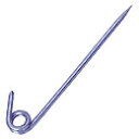 シルバー925 【ブローチピン】 シルバーパーツ 約0.7x35mm 《10個》 sv925 ロジウムカラーコーティング