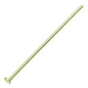 シルバー925 【Tピン】 ヘッドピン 約0.5xL25mm 《10個》 イエローロジウムカラーコーティング sv925