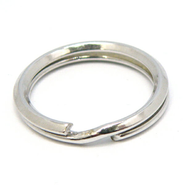 シルバー925 キーリング φ20mm 《1個》 リングパーツ ロジウムカラーコーティング 丸カン