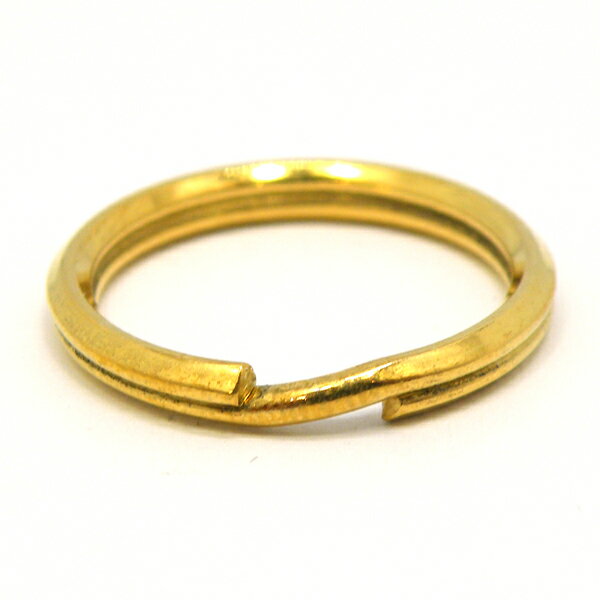 シルバー925 キーリング φ20mm 《1個》 リングパーツ イエローロジウムカラーコーティング 丸カン