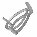 シルバー925 【石枠フレーム】 ペアシェイプ シルバーパーツ 約4x6mm 10個 sv925