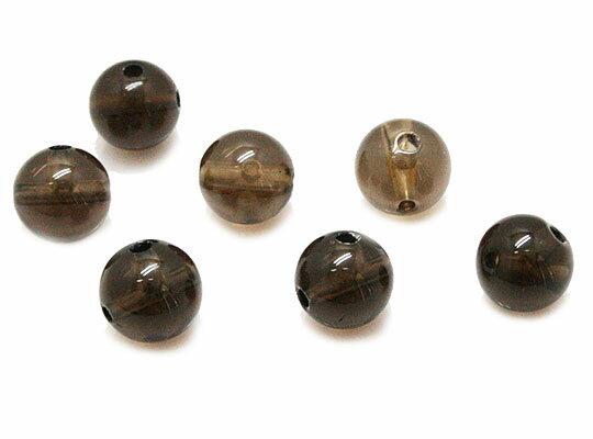 合成石・人工石パーツ スモーキークォーツ デザインパーツ 約14x14mm hole：約2.5mm 10個