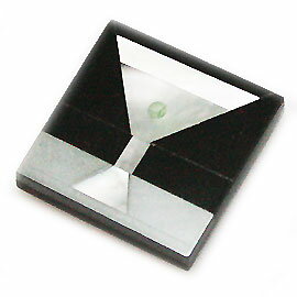 合成石・人工石パーツ デザインパーツ 約16x16x3mm 《1個》