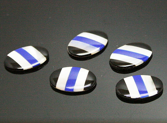 合成石・人工石パーツ デザインパーツ 約18x13x2mm 《1個》