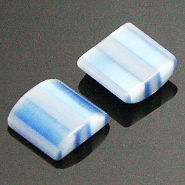 合成石・人工石パーツ ブルー系 約12x12x4mm 《1個》