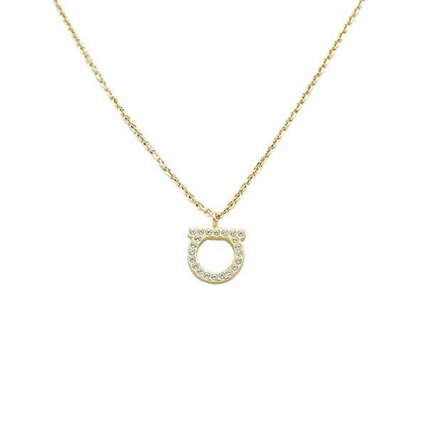 Rakuten - サルヴァトーレ フェラガモ Salvatore Ferragamo / NKL G STRA 12 ネックレス #760132 696656 DIA 12 OL